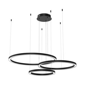 LED Lustr na lanku GALAXIA LED/85W/230V černá