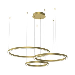 LED Lustr na lanku GALAXIA LED/85W/230V zlatá