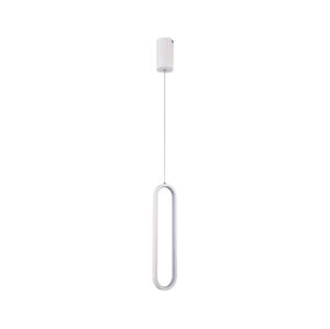 LED Lustr na lanku LED/13W/230V 3000K bílá