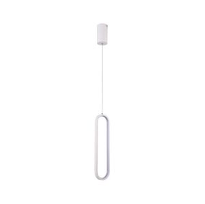 LED Lustr na lanku LED/13W/230V 4000K bílá