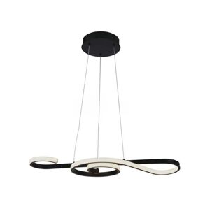 LED Lustr na lanku LED/18W/230V 3000K černá