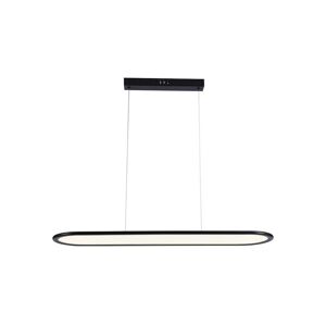 LED Lustr na lanku LED/24W/230V 3000K černá