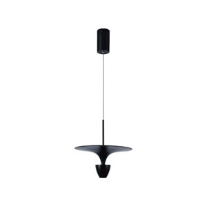 LED Lustr na lanku LED/9W/230V 3000K černá