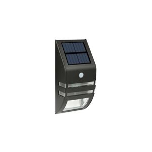 LED Solární nástěnné svítidlo se senzorem LED/3,7V IP44 černá