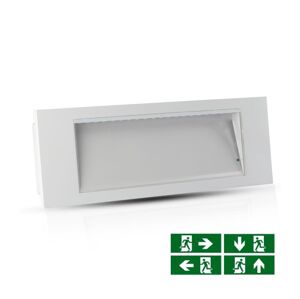 LED Nouzové svítidlo EMERGENCY EXIT LED/3,8W/230V 6000K