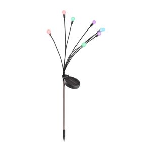 LED RGB Solární svítidlo FIORINI 8xLED/1,2V 600 mAh IP44 černá 325556