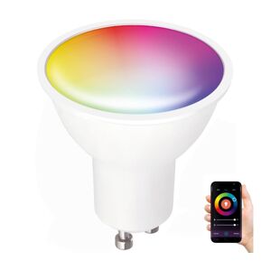 LED RGB Chytrá stmívatelná žárovka GU10/5W/230V 2700-6500K Wi-Fi Tuya