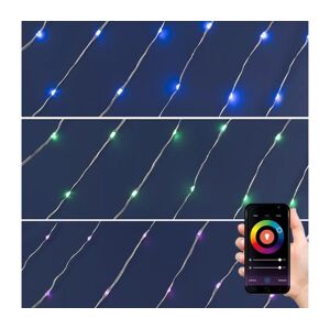 LED RGB Vánoční stmívatelný řetěz 200xLED/29 funkcí 20,4m