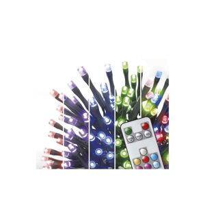 LED RGB Vánoční venkovní řetěz 120xLED/72 módů 15m IP44 + dálkové ovládání
