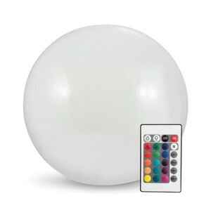 LED RGBW Solární lampa BALL LED/1,2V pr. 30 cm IP65 + dálkové ovládání