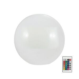 LED RGBW Solární lampa BALL LED/3,2V pr. 20 cm IP65 + dálkové ovládání