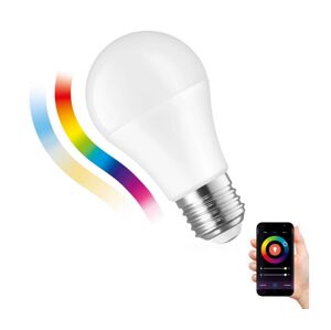 LED RGBW Stmívatelná žárovka E27/9W/230V 2700-6500K Wi-Fi Tuya