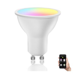 B.V. LED RGBW Stmívatelná žárovka GU10/6,5W/230V 2700-6500K Wi-Fi -