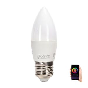 B.V. LED RGBW Žárovka C37 E27/4,9W/230V 2700-6500K -