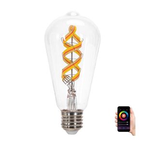 B.V. LED RGBW Žárovka FILAMENT ST64 E27/4,9W/230V 2700K -