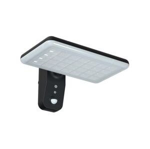 LED Solární nástěnné svítidlo se senzorem LED/15W/3,2V 4000K/6000K IP65 černá