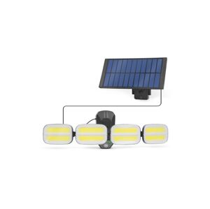 LED Solární reflektor se senzorem 4xLED/2,5W/6V IP65 + dálkové ovládání