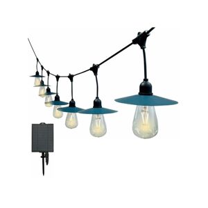 LED Solární řetěz 15xLED/0,2W/3,7V 15,6 m 3000K IP44 2400 mAh