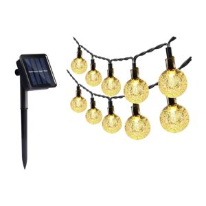 LED Solární řetěz 30xLED/0,12W/1,2V 3000K IP44