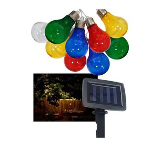 LED Solární venkovní řetěz 10xLED/1,2V 300 mAh 2,2 m IP44 multicolor