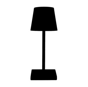 Eurolamp LED Stmívatelná dotyková stolní lampa LED/3,5W/5V 5200 mAh IP54 černá