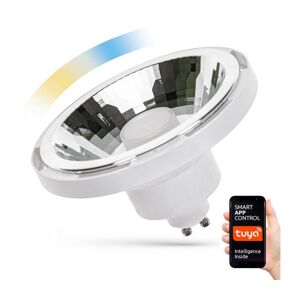 LED Stmívatelná žárovka AR111 GU10/10W/230V 3000-6500K Wi-Fi Tuya bílá 30°