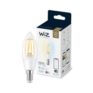 WiZ LED Stmívatelná žárovka C35 E14/4,9W/230V 2700-6500K CRI 90 Wi-Fi - WiZ