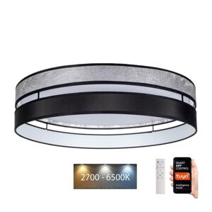 LED Stmívatelné stropní svítidlo LIMA LED/36W/230V Wi-Fi Tuya+ DO černá/stříbrná