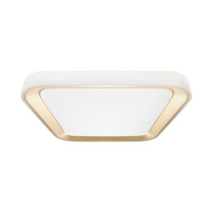LED Stmívatelné stropní svítidlo QUADRO LED/38W/230V 3000-6000K bílá/zlatá + DO