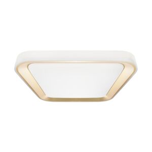 LED Stmívatelné stropní svítidlo QUADRO LED/66W/230V 3000-6000K bílá/zlatá + DO