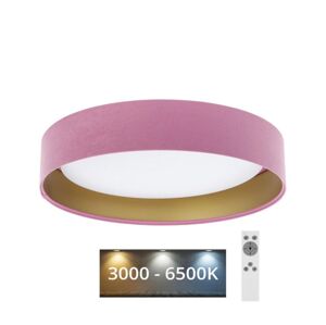 LED Stmívatelné stropní svítidlo SMART GALAXY LED/24W/230V růžová/zlatá + DO