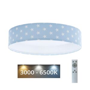 LED Stmívatelné svítidlo GALAXY KIDS LED/24W/230V hvězdičky modrá/bílá + DO
