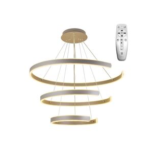 LED Stmívatelný lustr na lanku LED/220W/230V 3000-6500K + dálkové ovládání