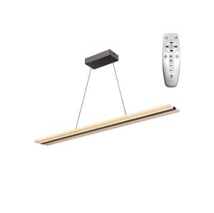 LED Stmívatelný lustr na lanku LED/40W/230V 3000-6500K chrom + dálkové ovládání