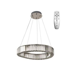 LED Stmívatelný lustr na lanku LED/40W/230V 3000-6500K chrom + dálkové ovládání