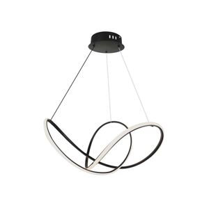 LED Stmívatelný lustr na lanku LED/50W/230V 3000K černá