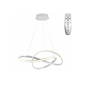 LED Stmívatelný lustr na lanku LED/70W/230V 3000-6500K bílá + dálkové ovládání