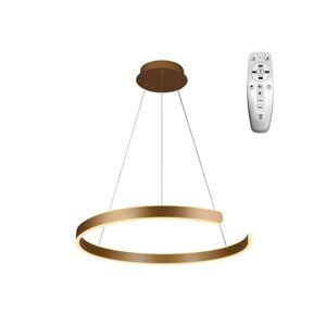 LED Stmívatelný lustr na lanku LED/70W/230V 3000-6500K + dálkové ovládání