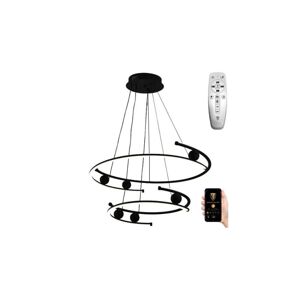 LED Stmívatelný lustr na lanku LED/80W/230V 3000-6500K + dálkové ovládání