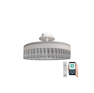 LED Stmívatelný přisazený lustr LED/75W/230V 3000-6500K bílá + dálkové ovládání