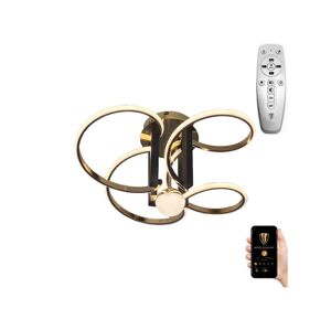 LED Stmívatelný přisazený lustr LED/80W/230V 3000-6500K + dálkové ovládání