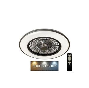 LED Stropní svítidlo s látorem OPAL LED/48W/230V + dálkové ovládání