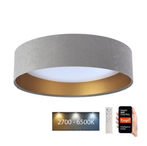 LED Stropní svítidlo SMART GALAXY LED/36W/230V Wi-Fi Tuya šedá/zlatá + DO