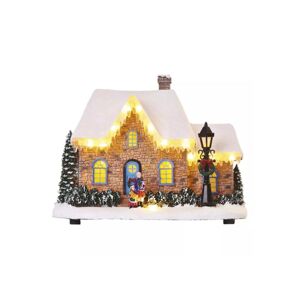 DCLW14 LED vánoční domek, 20,5 cm, 3x AA, vnitřní