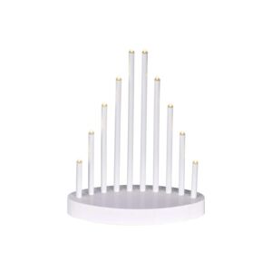 LED Vánoční svícen 10xLED/3xAA bílá DCAW01