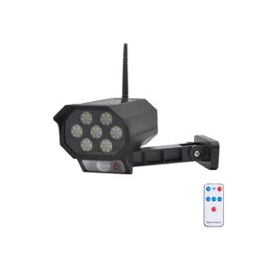 LED Venkovní solární nástěnné svítidlo se senzorem 5W/5,5V IP65+dálkové ovládání