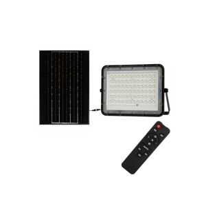 LED Venkovní solární reflektor LED/15W/3,2V IP65 6400K černá + DO