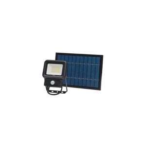 LED Venkovní solární reflektor se senzorem LED/20W/3,7V 6500K IP65