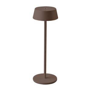 LED Venkovní stmívatelná dotyková dobíjecí stolní lampa LED/2W/5V IP54 hnědá