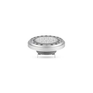 LED Žárovka AR111 G53/12W/12V 3000K stříbrná 30°